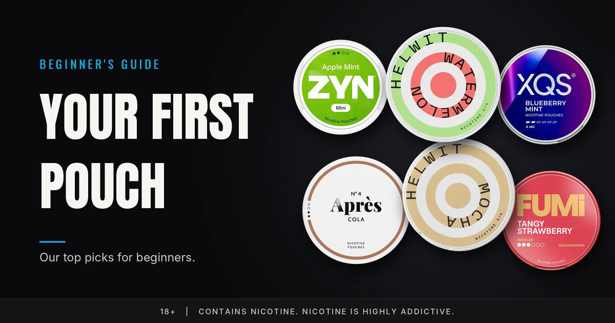 Light nicotine pouch cans from ZYN, Helwit, XQS, FUMi and Après